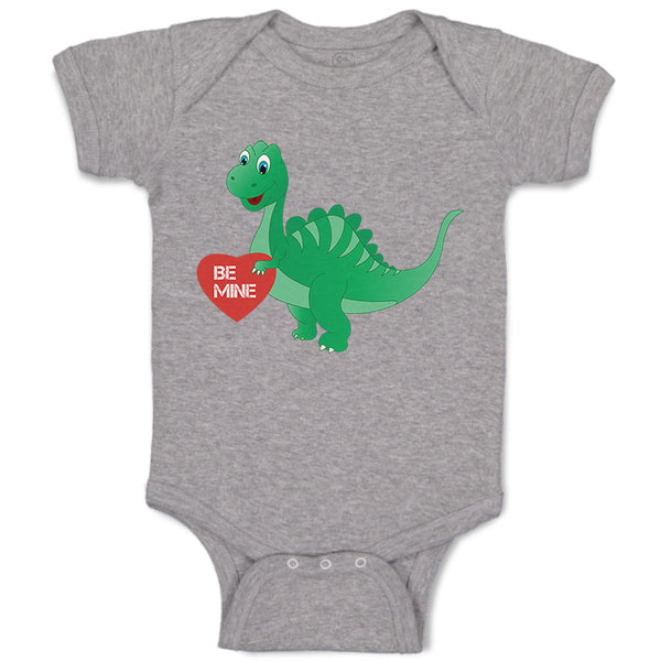 Baby Clothes Valentine Dragon Be Mine Dinosaurs Dino Trex Baby Bodysuits Cotton