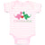 Baby Clothes Loversaurus Valentines Heart Love Dinosaurs Dino Trex Cotton