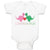 Baby Clothes Loversaurus Valentines Heart Love Dinosaurs Dino Trex Cotton