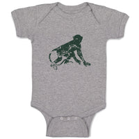 Baby Clothes Monkey Shadow Safari Baby Bodysuits Boy & Girl Cotton