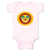 Baby Clothes Lion Head in Sun Circle Safari Baby Bodysuits Boy & Girl Cotton
