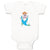 Baby Clothes Shark and Clown Animals Ocean Sea Life Baby Bodysuits Cotton