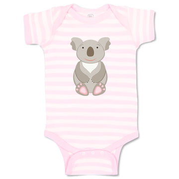 Baby Clothes Koala Sitting Funny Humor Baby Bodysuits Boy & Girl Cotton