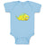 Baby Clothes Dinosaur Yellow Blue Smiling Dinosaurs Dino Trex Baby Bodysuits