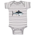 Baby Clothes Little Shark Smiling Ocean Sea Life Baby Bodysuits Cotton