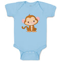 Baby Clothes Little Baby Monkey Zoo Funny Baby Bodysuits Boy & Girl Cotton