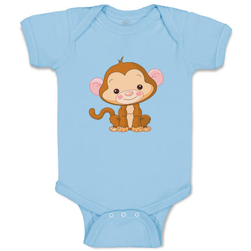 Baby Clothes Little Baby Monkey Zoo Funny Baby Bodysuits Boy & Girl Cotton