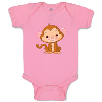 Baby Clothes Little Baby Monkey Zoo Funny Baby Bodysuits Boy & Girl Cotton