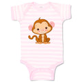 Baby Clothes Little Baby Monkey Zoo Funny Baby Bodysuits Boy & Girl Cotton