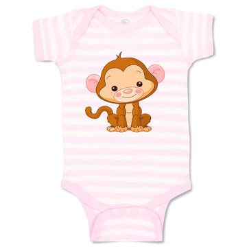 Baby Clothes Little Baby Monkey Zoo Funny Baby Bodysuits Boy & Girl Cotton