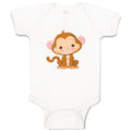 Baby Clothes Little Baby Monkey Zoo Funny Baby Bodysuits Boy & Girl Cotton