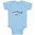 Baby Clothes Shark Blue Animals Ocean Sea Life Baby Bodysuits Boy & Girl Cotton