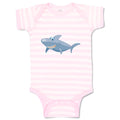 Baby Clothes Shark Smiling Ocean Sea Life Baby Bodysuits Boy & Girl Cotton