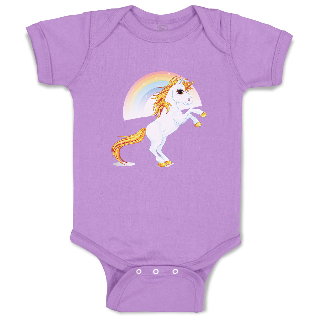Cute Rascals® Baby Clothes Lil Sis An Cute Unicorn Baby Bodysuit