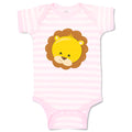 Baby Clothes Lion Face Safari Baby Bodysuits Boy & Girl Newborn Clothes Cotton