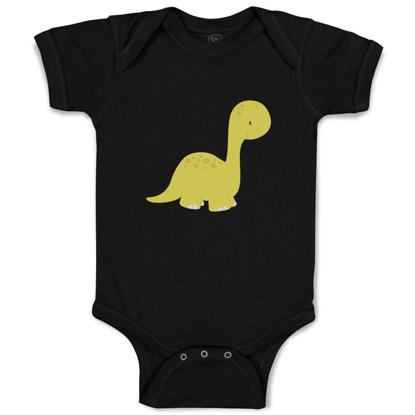 Baby Clothes Dino Yellow Dinosaurs Dino Trex Baby Bodysuits Boy & Girl Cotton