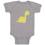 Baby Clothes Dino Yellow Dinosaurs Dino Trex Baby Bodysuits Boy & Girl Cotton