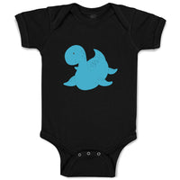 Baby Clothes Dino Blue Dinosaurs Dino Trex Baby Bodysuits Boy & Girl Cotton