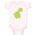 Baby Clothes Dino Green Dinosaurs Dino Trex Baby Bodysuits Boy & Girl Cotton