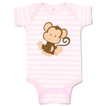 Baby Clothes Baby Monkey Safari Baby Bodysuits Boy & Girl Newborn Clothes Cotton