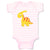 Baby Clothes Baby Dino Red Yellow Dinosaurs Dino Trex Baby Bodysuits Cotton