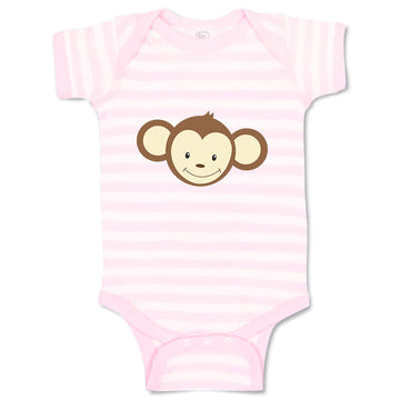 Baby Clothes Monkey Face Safari Baby Bodysuits Boy & Girl Newborn Clothes Cotton