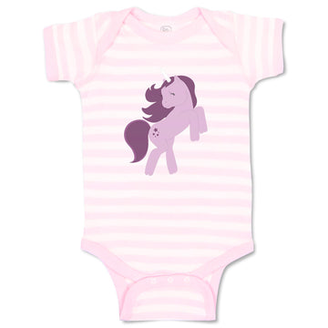 Baby Clothes Unicorn Purple Baby Bodysuits Boy & Girl Newborn Clothes Cotton