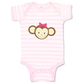 Baby Clothes Monkey Face Girl Safari Baby Bodysuits Boy & Girl Cotton