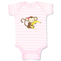 Baby Clothes Monkey Banana Girl Safari Baby Bodysuits Boy & Girl Cotton