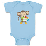 Baby Clothes Monkey Books Safari Baby Bodysuits Boy & Girl Cotton