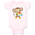 Baby Clothes Monkey Books Safari Baby Bodysuits Boy & Girl Cotton