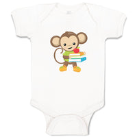 Baby Clothes Monkey Books Safari Baby Bodysuits Boy & Girl Cotton