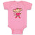 Baby Clothes Monkey Pink T-Shirt Safari Baby Bodysuits Boy & Girl Cotton