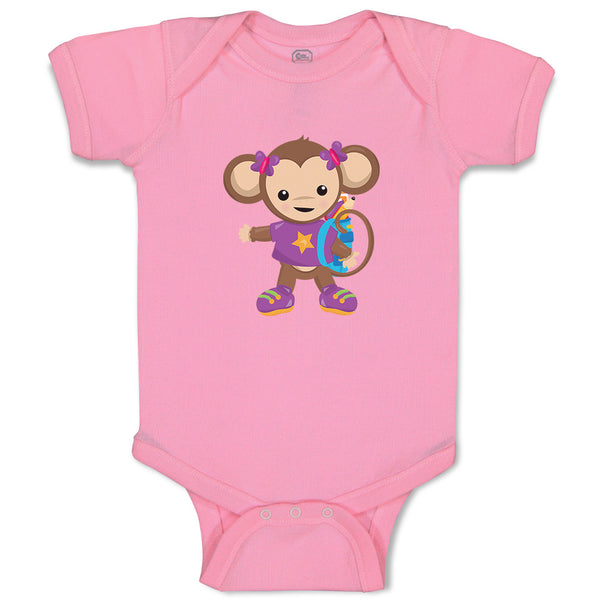 Monkey Purple T-Shirt Safari