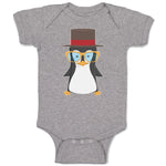 Baby Clothes Aquamarine Penguin on Hat with Sunglass Costume Baby Bodysuits