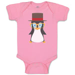 Baby Clothes Aquamarine Penguin on Hat with Sunglass Costume Baby Bodysuits