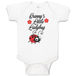 Baby Clothes Cute Granny's Little Ladybug Insect with Flowers Baby Bodysuits