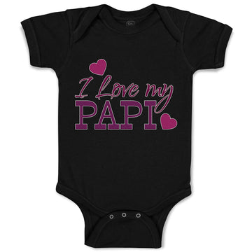 Baby Clothes I Love My Papi Baby Bodysuits Boy & Girl Newborn Clothes Cotton