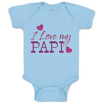 Baby Clothes I Love My Papi Baby Bodysuits Boy & Girl Newborn Clothes Cotton