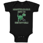 Baby Clothes Mmmwwhahaha Now I'M Unstoppable Angry Dinosaur with Walking Stick