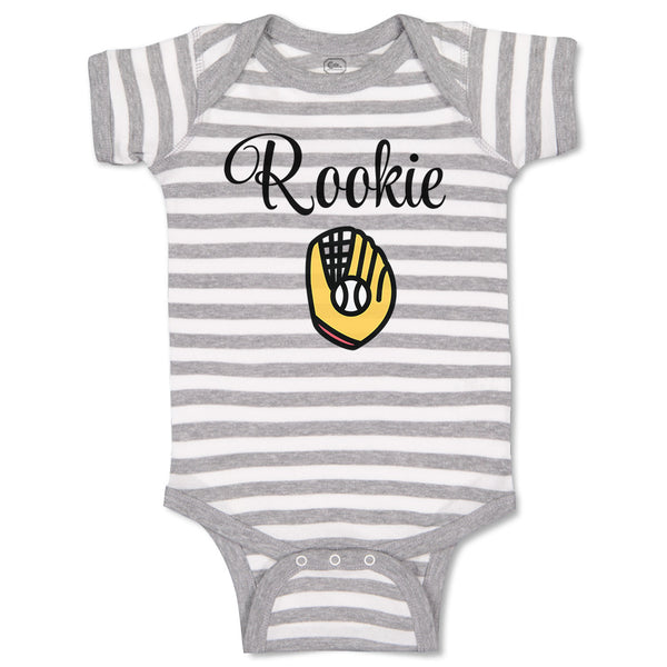Baby Clothes Softball Rookie Sport Sports Softball Baby Bodysuits Cotton