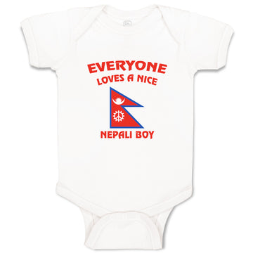 Baby Clothes Everyone Loves A Nice Nepali Boy Nepal Countries Baby Bodysuits