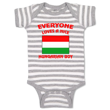 Baby Clothes Everyone Loves A Nice Hungarian Boy Countries Baby Bodysuits Cotton