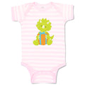 Baby Clothes Green Dinosaur Birthday Dinosaurs Dino Trex Baby Bodysuits Cotton