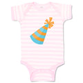 Baby Clothes Orange Blue Birthday Hat Dinosaurs Dino Trex Baby Bodysuits Cotton