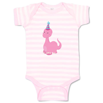 Baby Clothes Pink Dinosaur Birthday Dinosaurs Dino Trex Baby Bodysuits Cotton