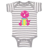 Baby Clothes Dark Pink Dinosaur Birthday Gift Dinosaurs Dino Trex Baby Bodysuits