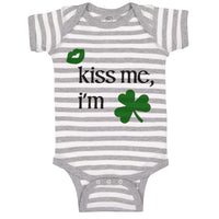 Kiss Me I'M Green Shamrock Green Kiss St Patrick's Day