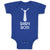 Baby Clothes Baby Boss with Silhouette Neck Tie Baby Bodysuits Boy & Girl Cotton