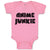 Baby Clothes Monogram Silhouette Anime Junkie Letters Baby Bodysuits Cotton